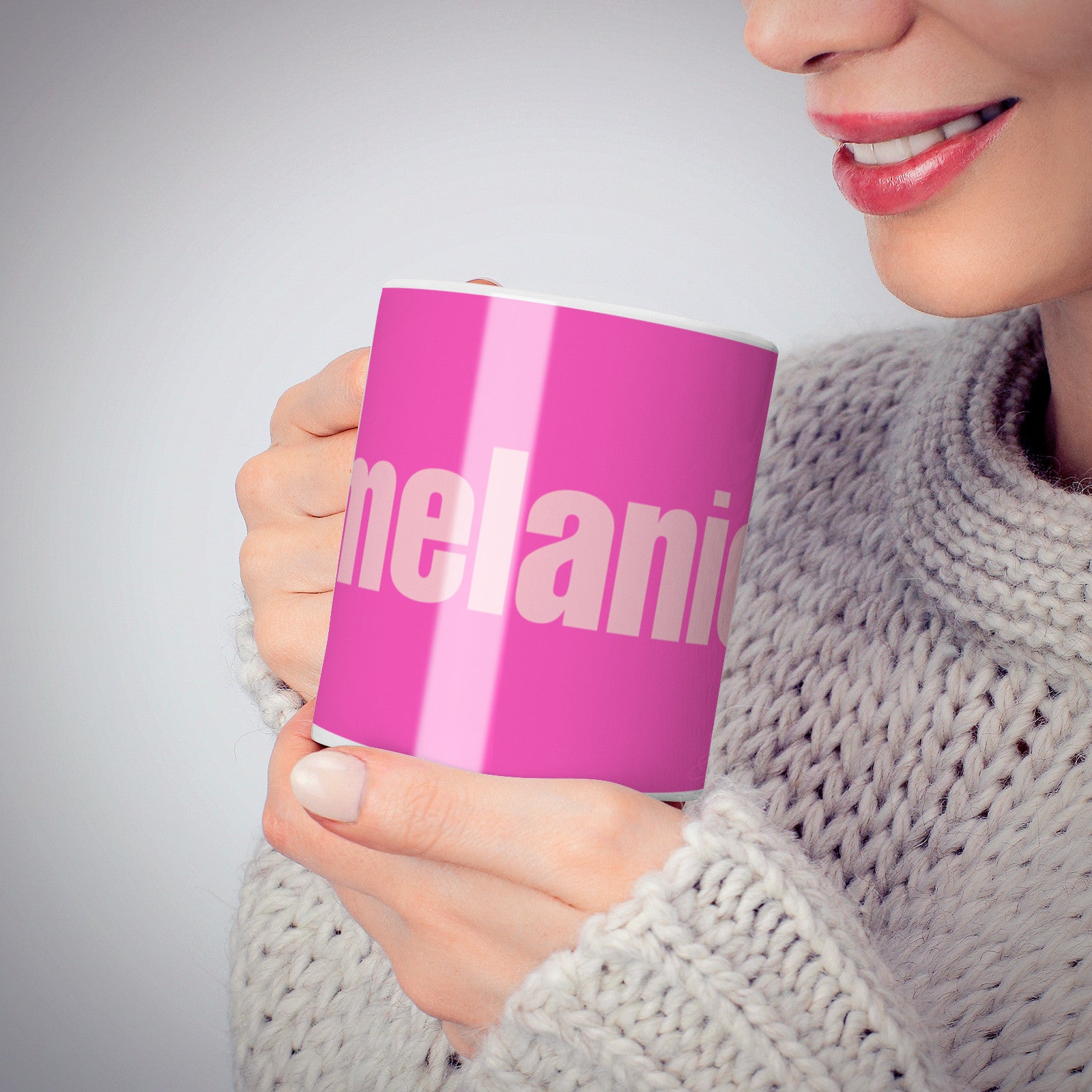 Personalised Pink 10oz Mug Alternative Image 6