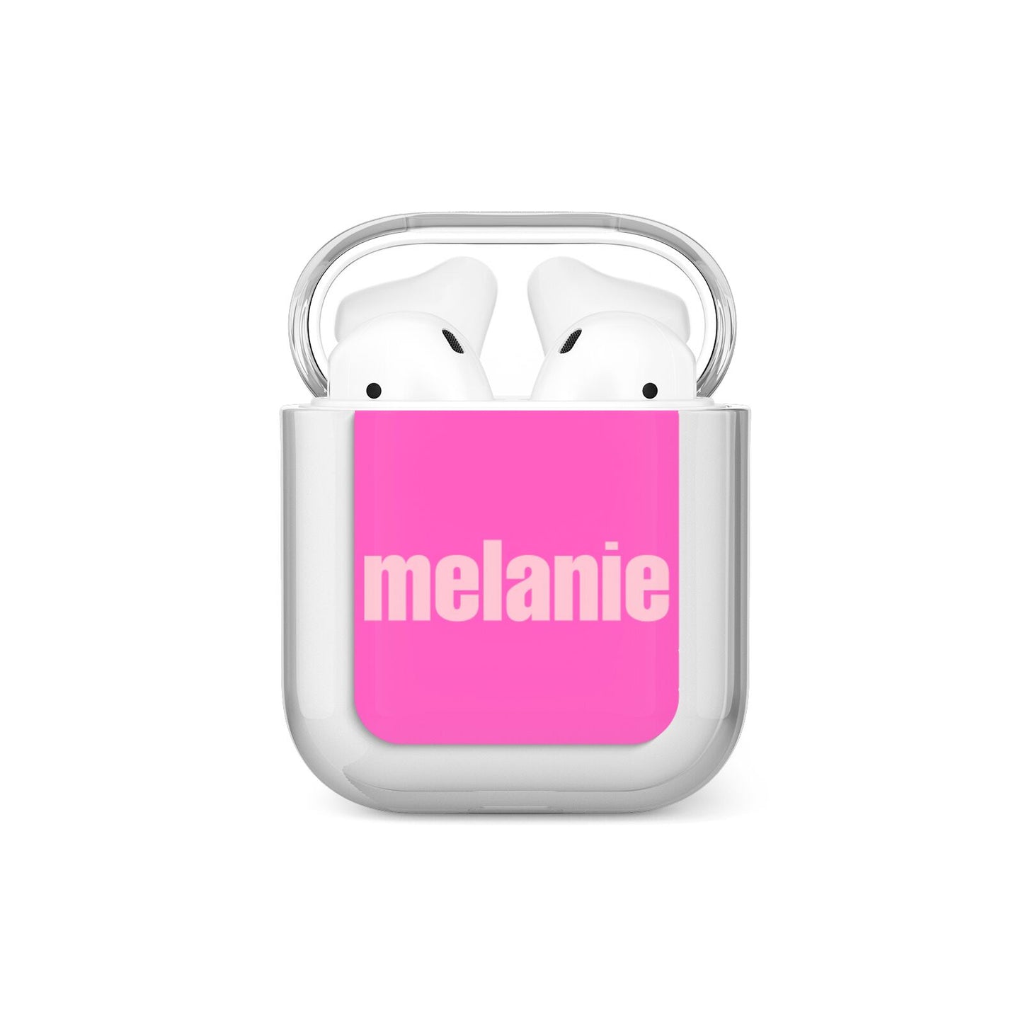 Personalised Pink AirPods Case