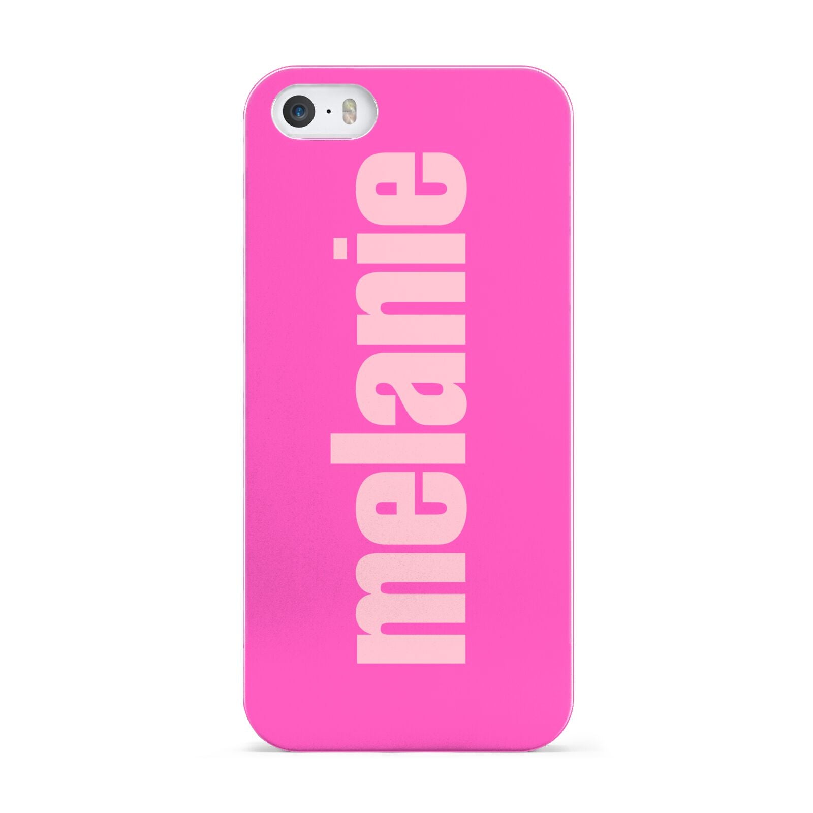 Personalised Pink Apple iPhone 5 Case