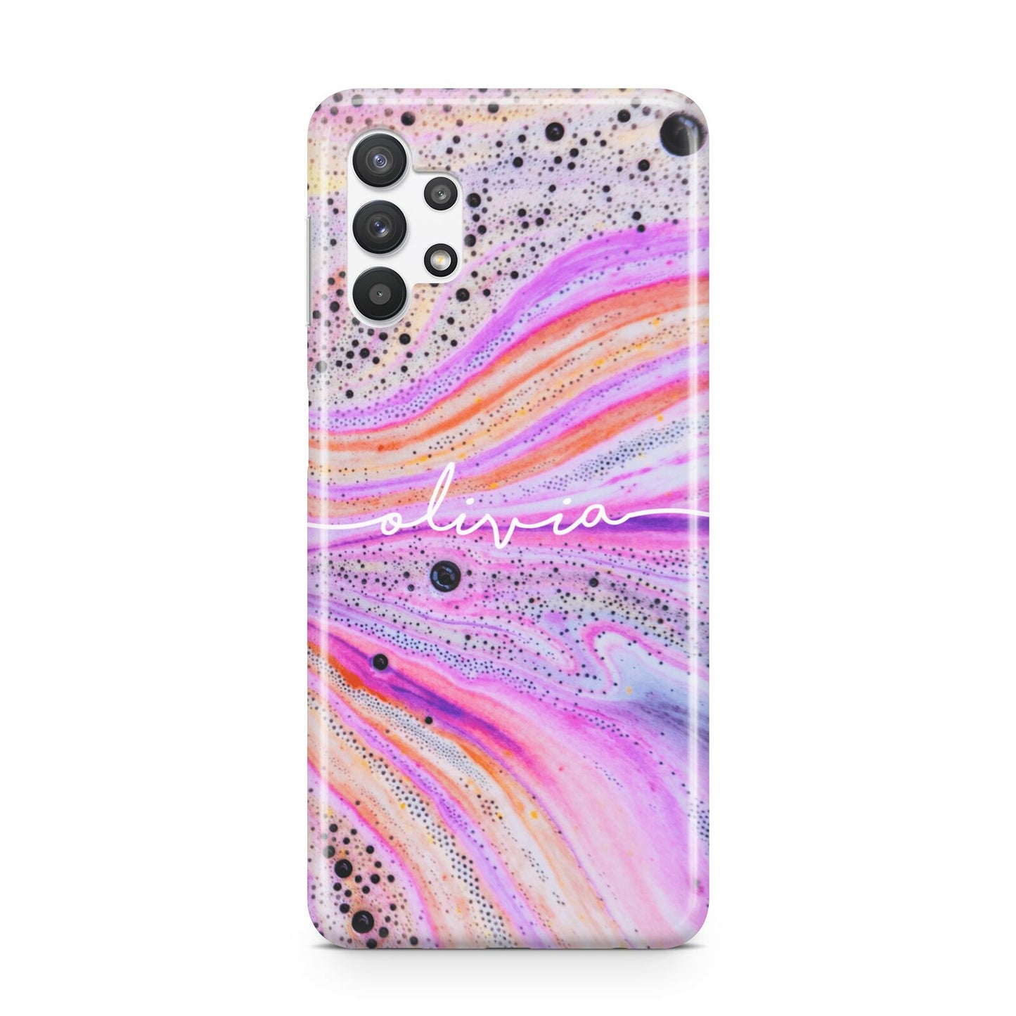 Personalised Pink Bath Bomb Samsung A32 5G Case