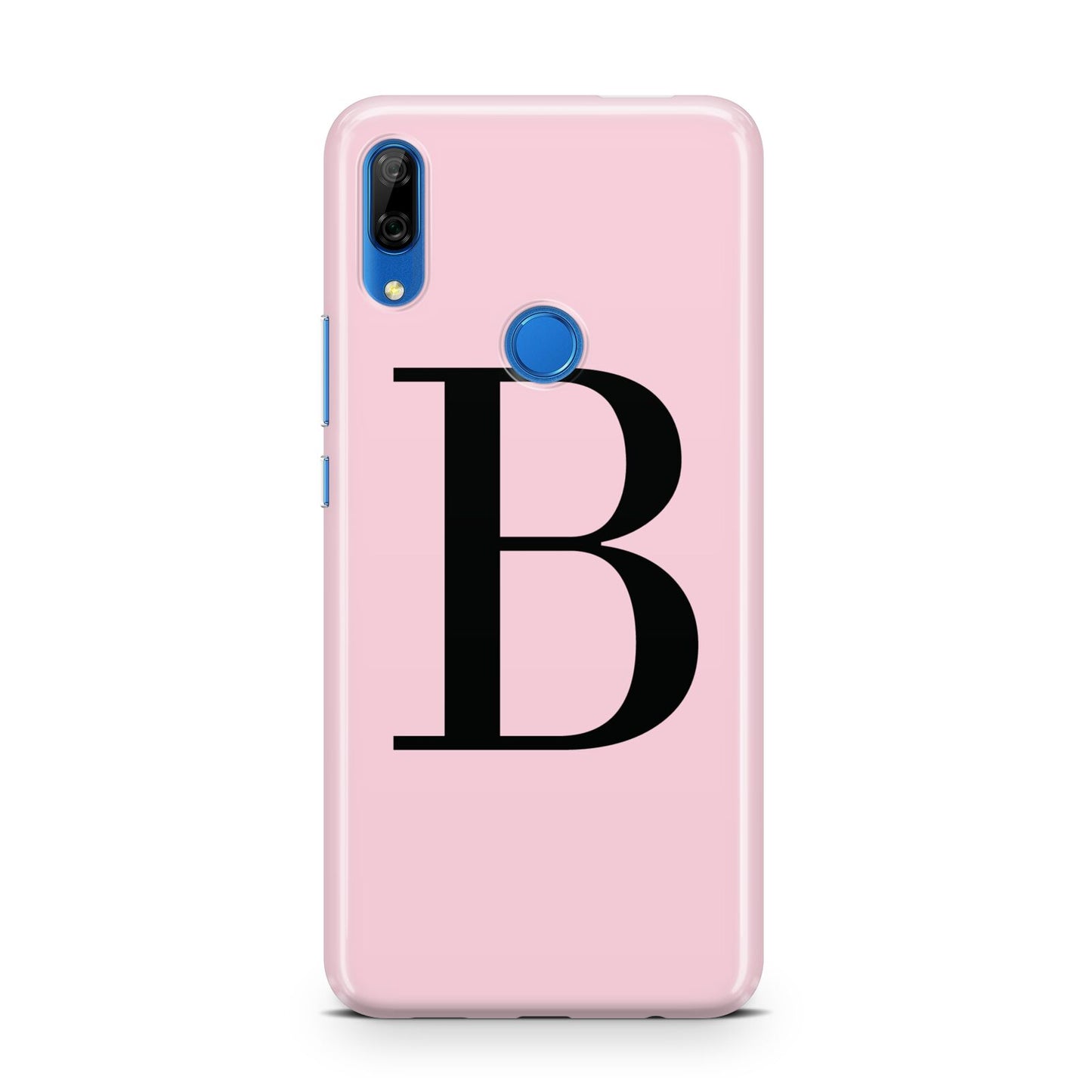 Personalised Pink Black Initial Huawei P Smart Z