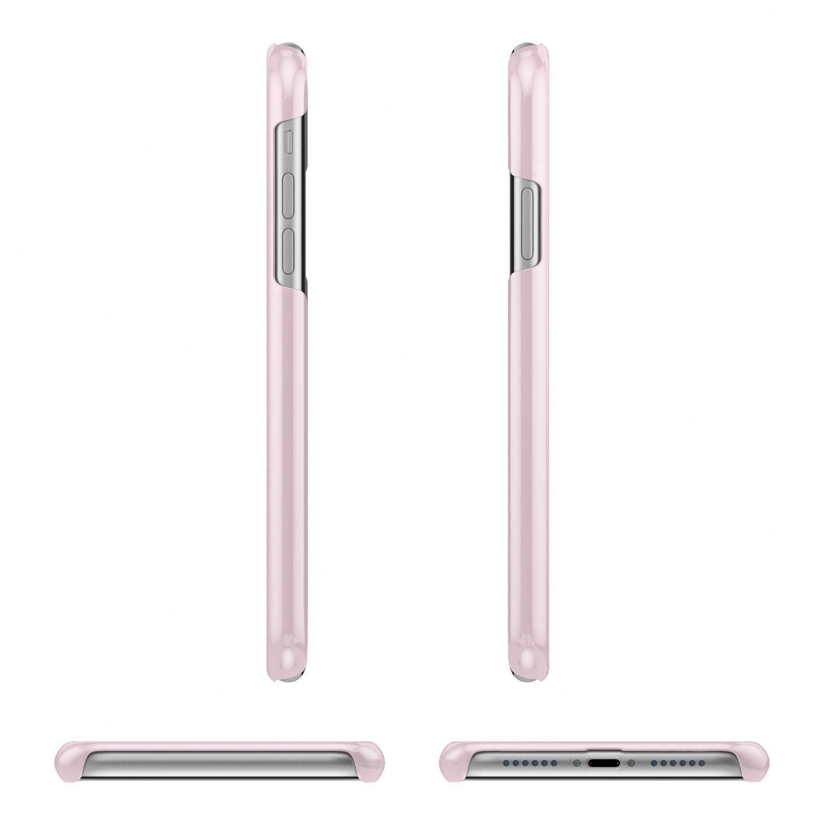 Personalised Pink Black Name iPhone 11 Pro 3D Snap Case Angle Images