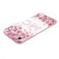Personalised Pink Blossom Floral Apple iPhone Case Overview