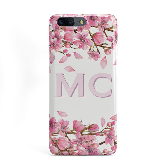 Personalised Pink Blossom Floral OnePlus Case