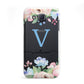 Personalised Pink Blue Flowers Samsung Galaxy J5 Case