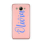 Personalised Pink Blue Name Huawei Y3 2017