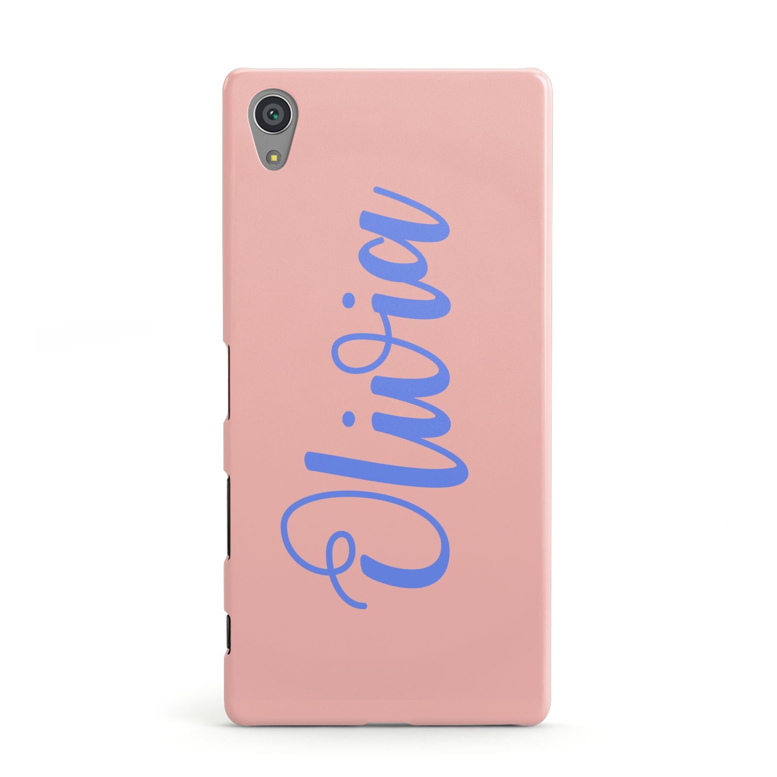 Personalised Pink Blue Name Sony Xperia Case