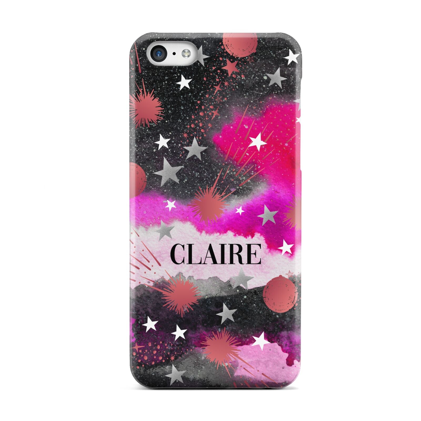 Personalised Pink Celestial Apple iPhone 5c Case