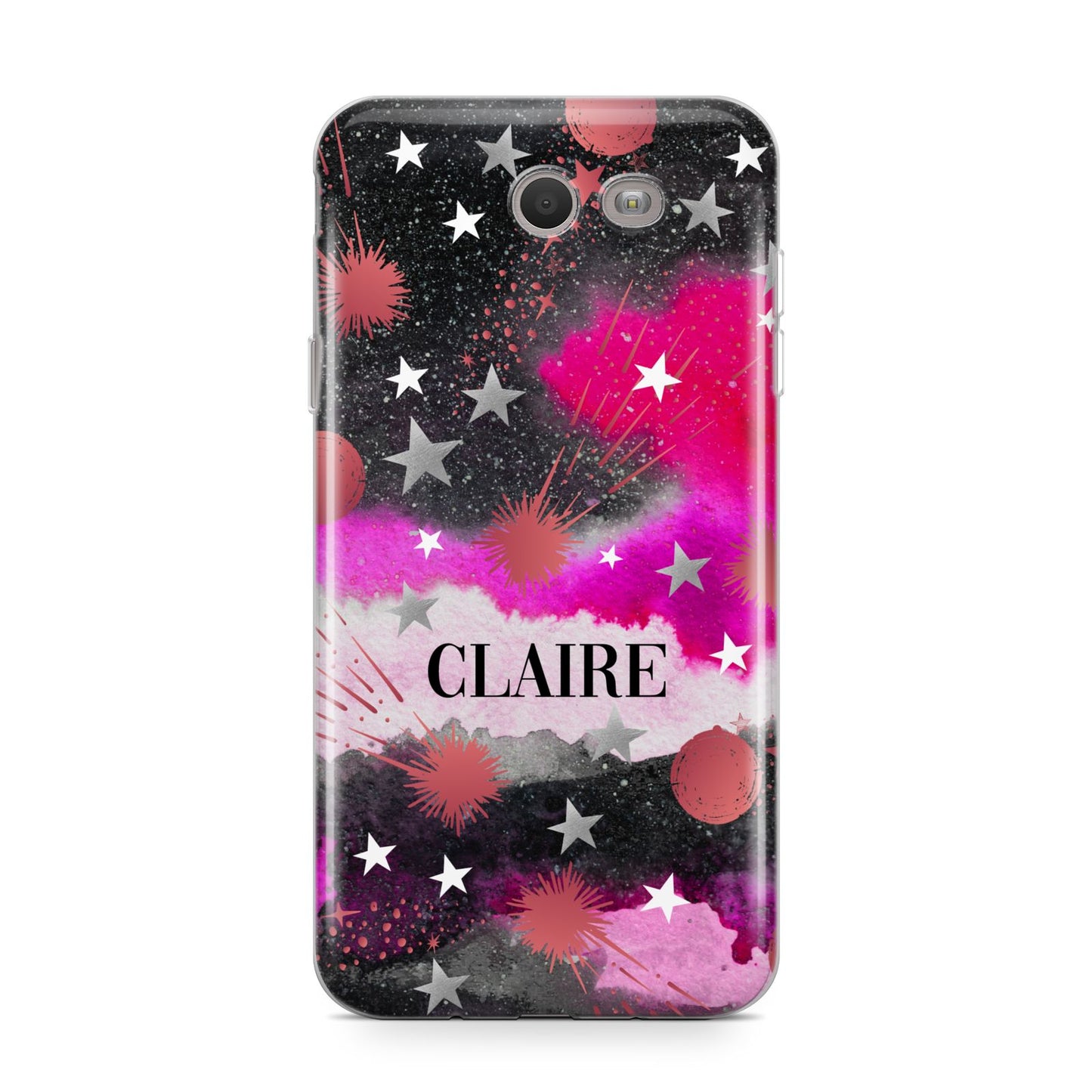 Personalised Pink Celestial Samsung Galaxy J7 2017 Case