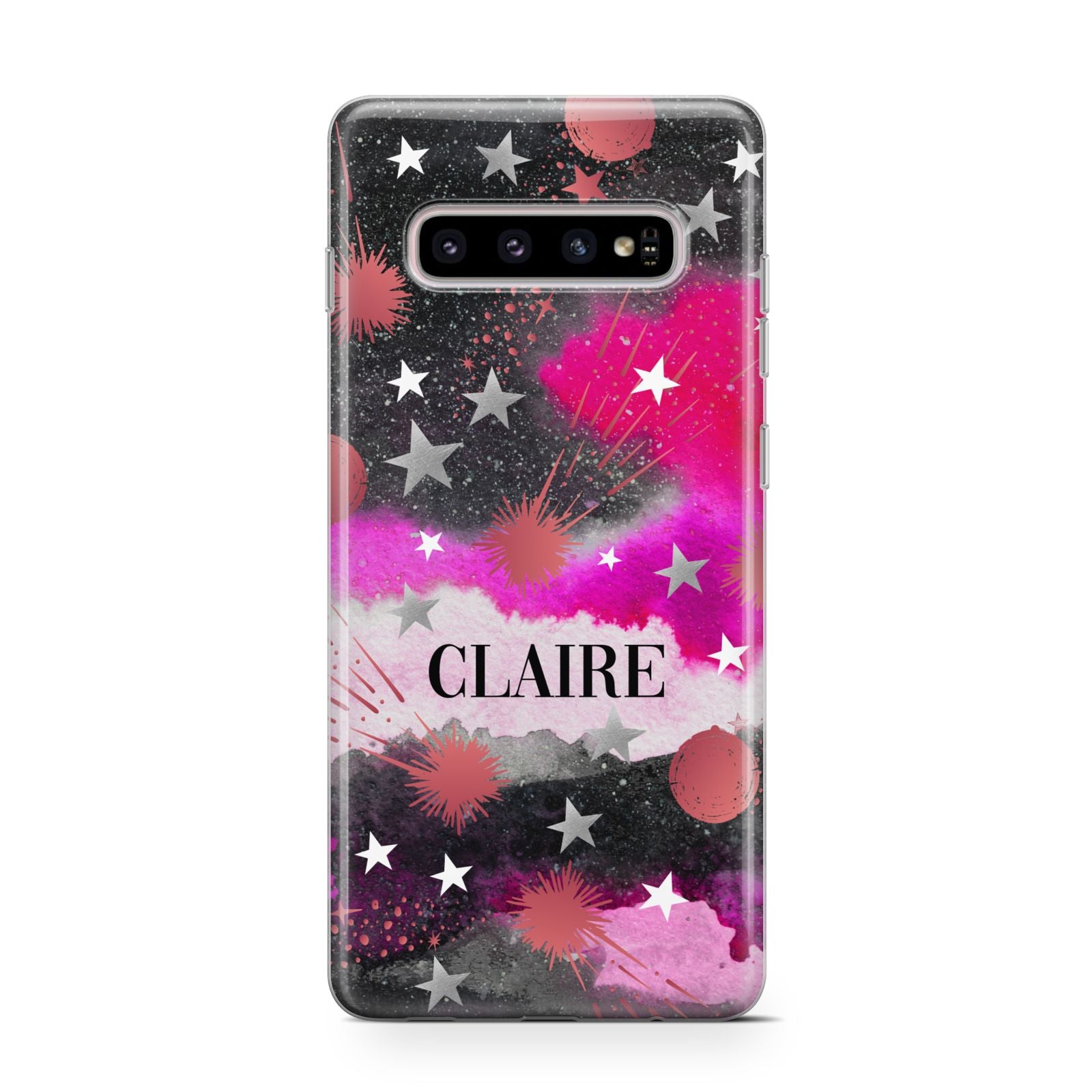 Personalised Pink Celestial Samsung Galaxy S10 Case