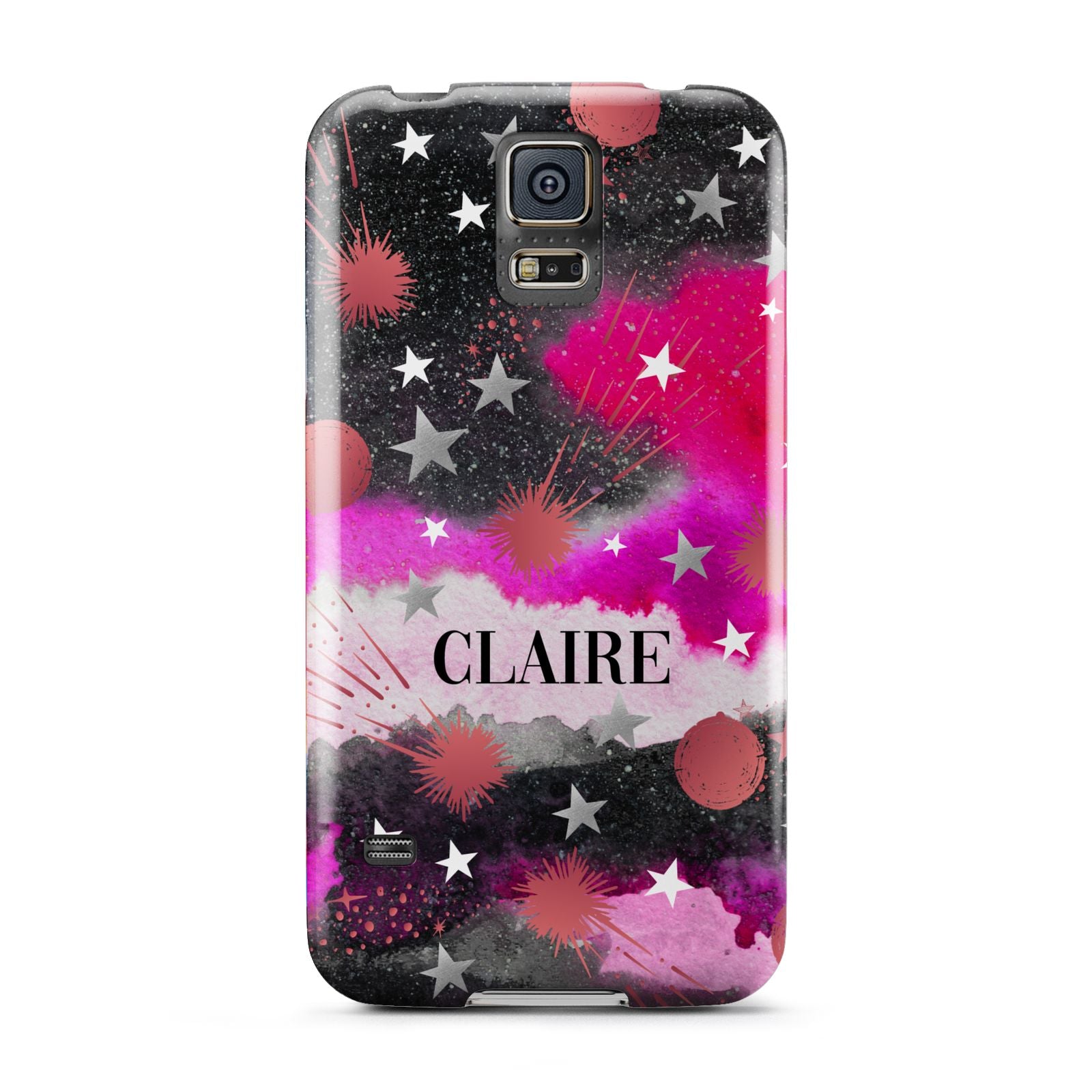 Personalised Pink Celestial Samsung Galaxy S5 Case