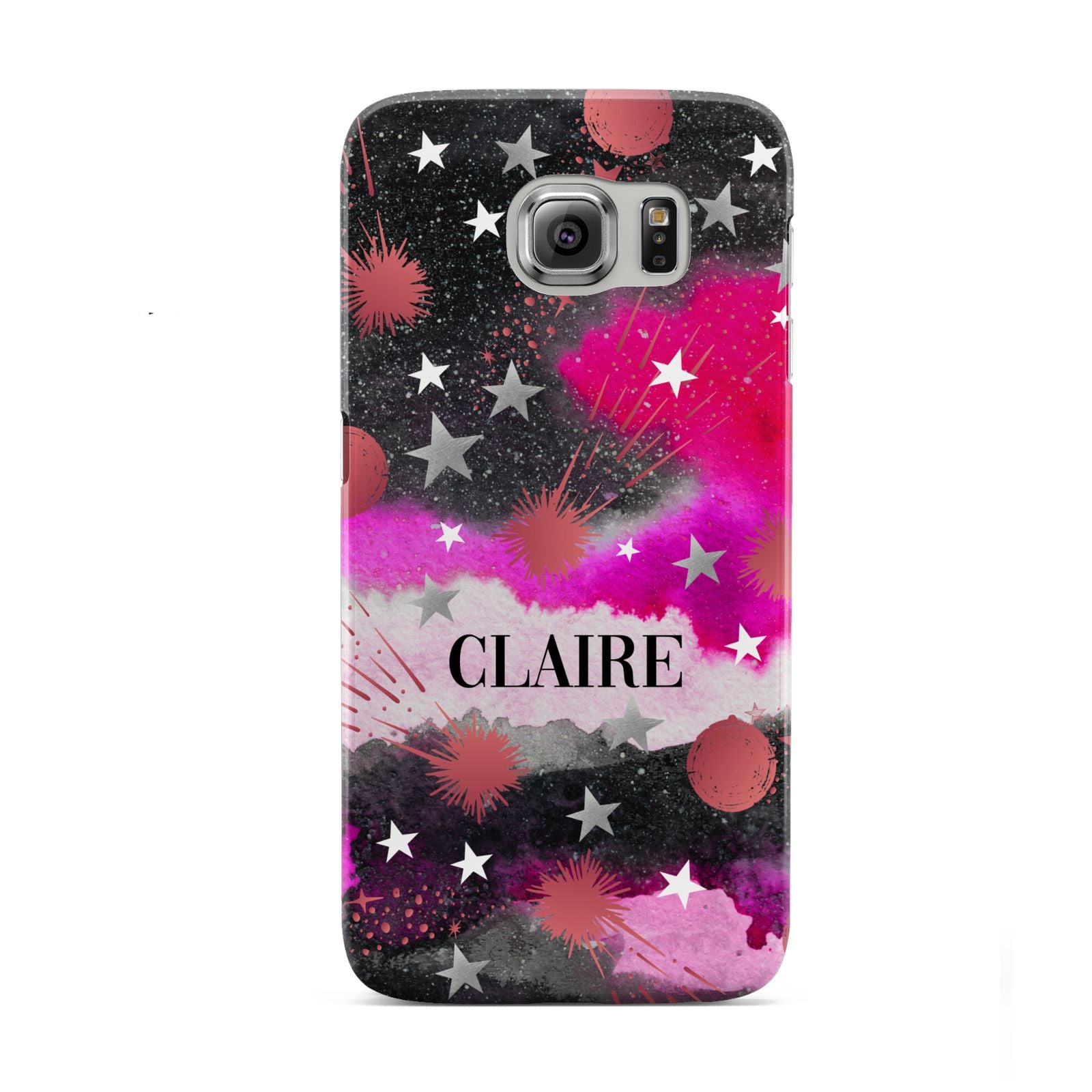 Personalised Pink Celestial Samsung Galaxy S6 Case