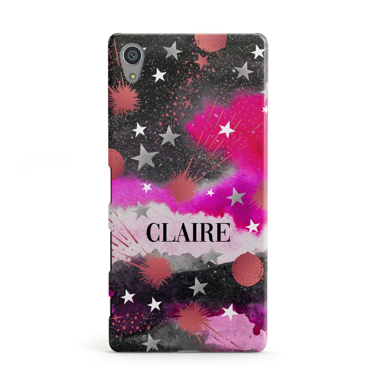 Personalised Pink Celestial Sony Xperia Case