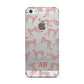 Personalised Pink Cheetah Apple iPhone 5 Case