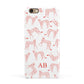 Personalised Pink Cheetah Apple iPhone 6 3D Snap Case