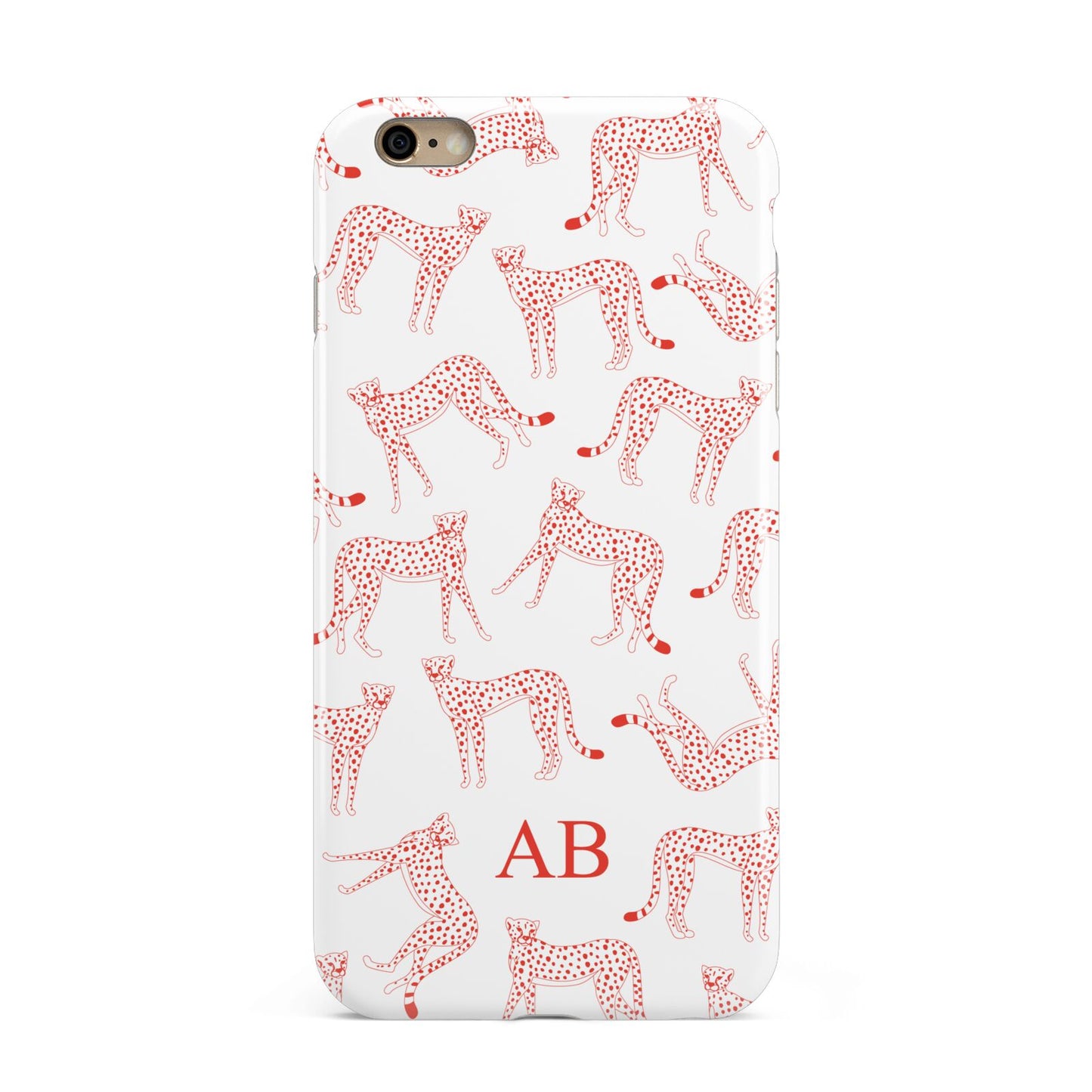 Personalised Pink Cheetah Apple iPhone 6 Plus 3D Tough Case