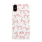 Personalised Pink Cheetah Apple iPhone XS 3D Snap Case