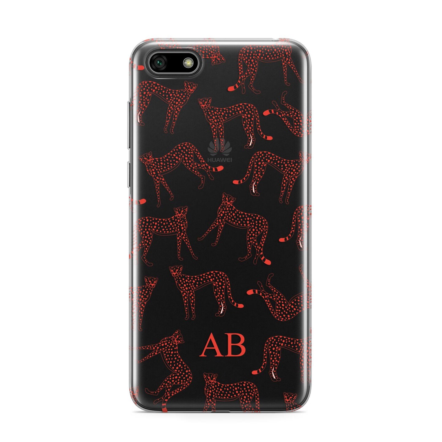 Personalised Pink Cheetah Huawei Y5 Prime 2018 Phone Case