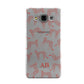 Personalised Pink Cheetah Samsung Galaxy A3 Case