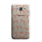 Personalised Pink Cheetah Samsung Galaxy J7 Case