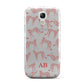 Personalised Pink Cheetah Samsung Galaxy S4 Mini Case