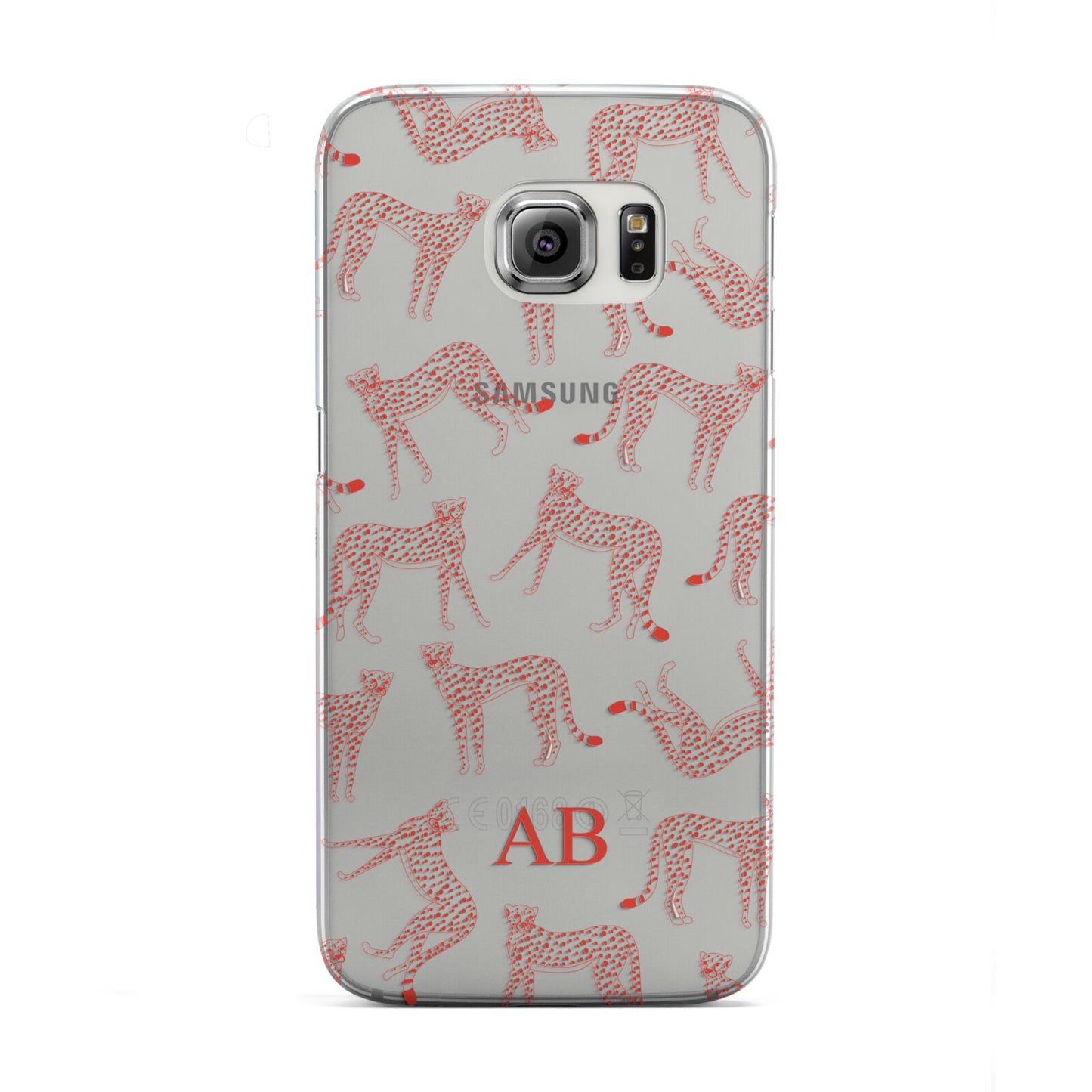 Personalised Pink Cheetah Samsung Galaxy S6 Edge Case