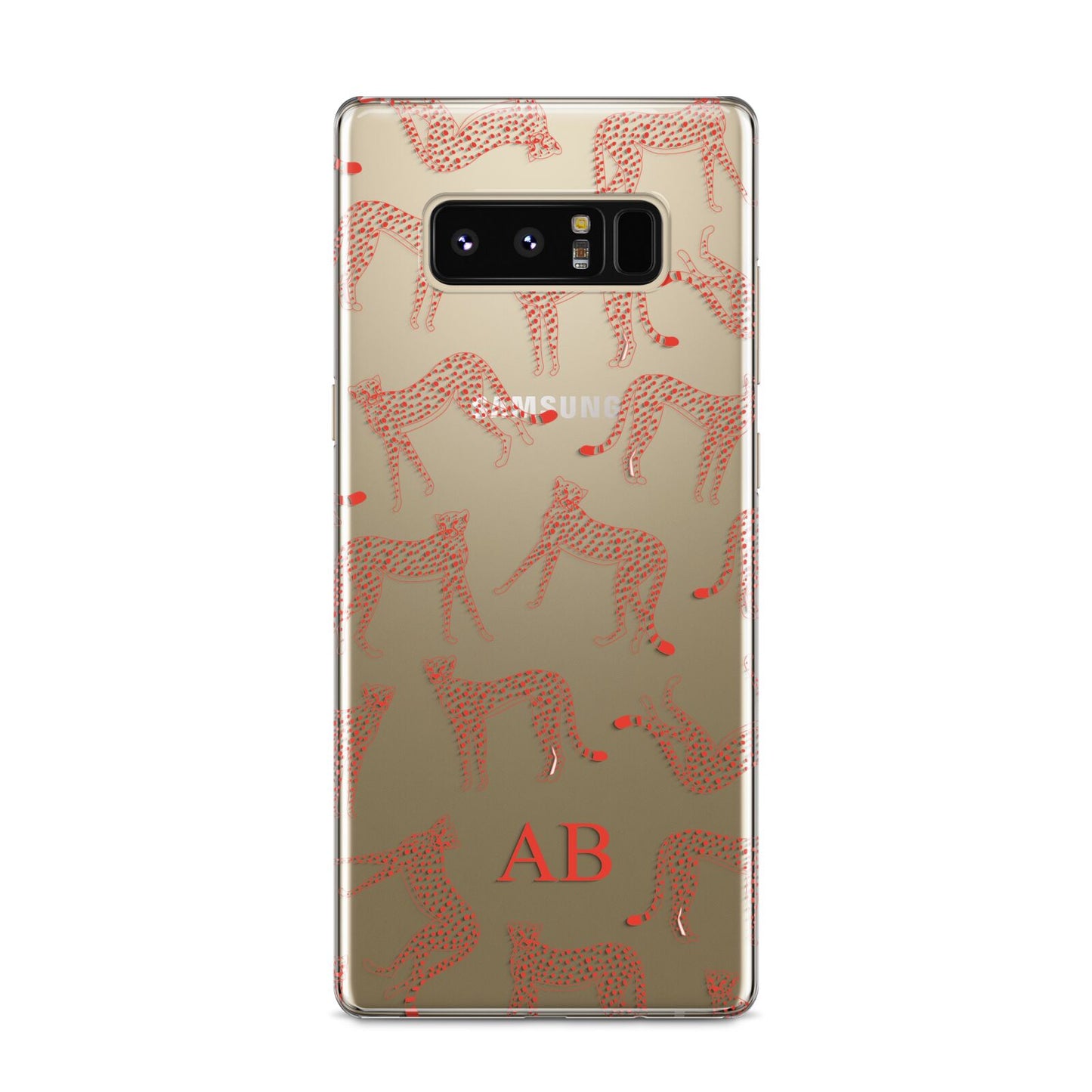Personalised Pink Cheetah Samsung Galaxy S8 Case