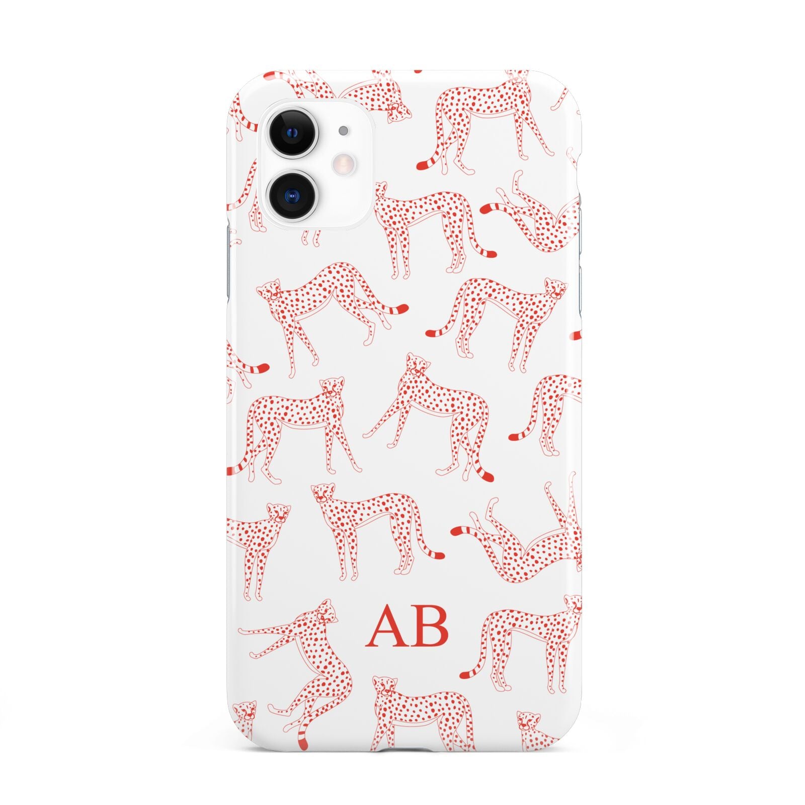 Personalised Pink Cheetah iPhone 11 3D Tough Case
