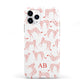 Personalised Pink Cheetah iPhone 11 Pro 3D Tough Case