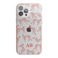 Personalised Pink Cheetah iPhone 13 Pro Max TPU Impact Case with Pink Edges