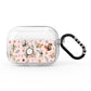 Personalised Pink Christmas Theme AirPods Pro Clear Case