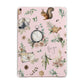 Personalised Pink Christmas Theme Apple iPad Rose Gold Case