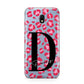 Personalised Pink Clear Leopard Print Samsung Galaxy J3 2017 Case