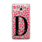 Personalised Pink Clear Leopard Print Samsung Galaxy J5 2016 Case