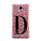 Personalised Pink Clear Leopard Print Samsung Galaxy Note 4 Case