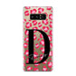Personalised Pink Clear Leopard Print Samsung Galaxy Note 8 Case
