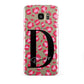 Personalised Pink Clear Leopard Print Samsung Galaxy S7 Edge Case