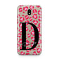 Personalised Pink Clear Leopard Print Samsung J5 2017 Case