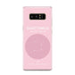 Personalised Pink Constellation Zodiac Sign Samsung Galaxy Note 8 Case