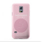 Personalised Pink Constellation Zodiac Sign Samsung Galaxy S5 Mini Case