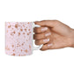 Personalised Pink Copper Splats Name 10oz Mug Alternative Image 4