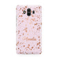 Personalised Pink Copper Splats Name Huawei Mate 10 Protective Phone Case