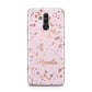 Personalised Pink Copper Splats Name Huawei Mate 20 Lite
