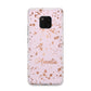 Personalised Pink Copper Splats Name Huawei Mate 20 Pro Phone Case