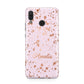 Personalised Pink Copper Splats Name Huawei Nova 3 Phone Case