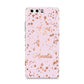 Personalised Pink Copper Splats Name Huawei P10 Phone Case