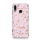 Personalised Pink Copper Splats Name Huawei P20 Lite Phone Case
