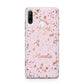 Personalised Pink Copper Splats Name Huawei P30 Lite Phone Case