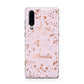 Personalised Pink Copper Splats Name Huawei P30 Phone Case