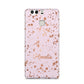 Personalised Pink Copper Splats Name Huawei P9 Case